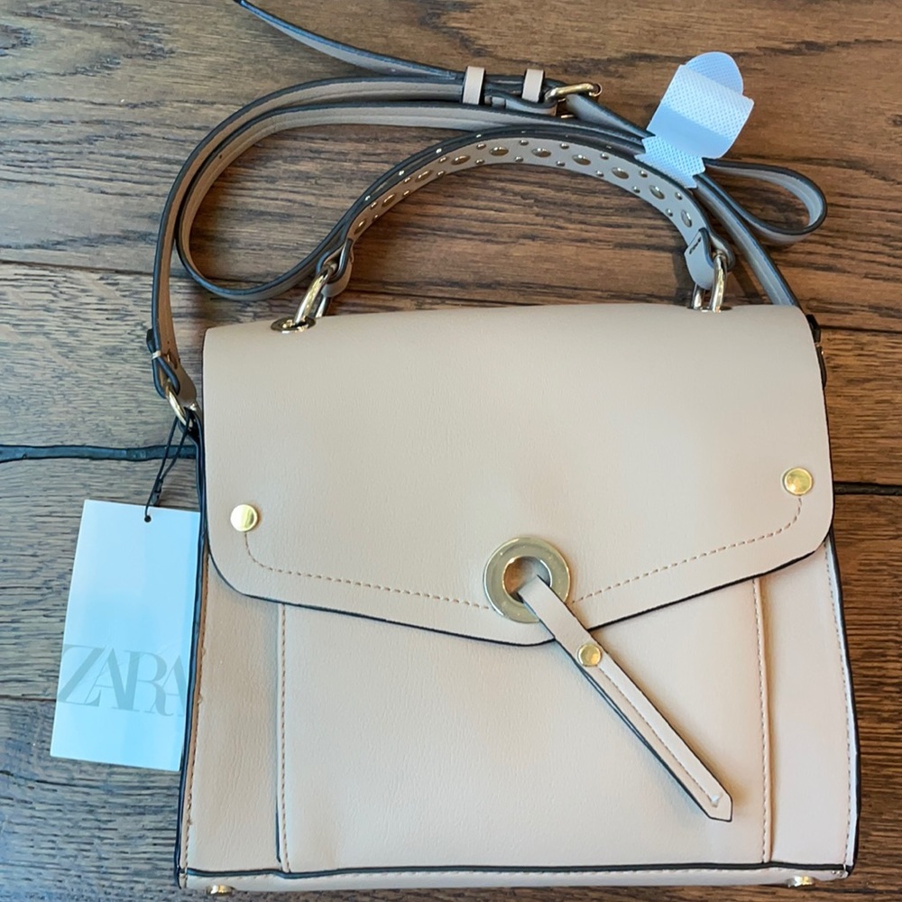 NWT Zara Beige Crossbody